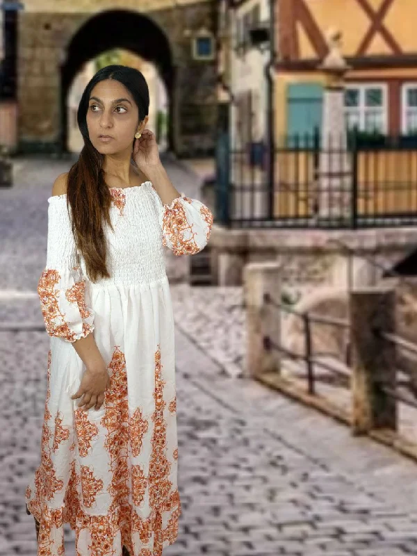 Your Shopping Spree Starts Here!Fé dress Orange