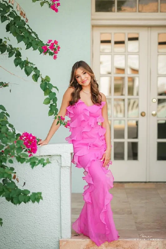 Shop Before It’s Gone!Flamenco Ruffle Layer Maxi Dress