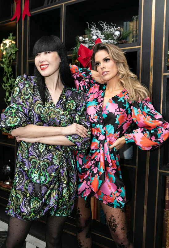 Shop Smart, Save Big!Floral Wrap Style Short Dress