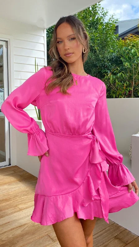 Best Deals Just for You!Geneva Dress - Hot Pink