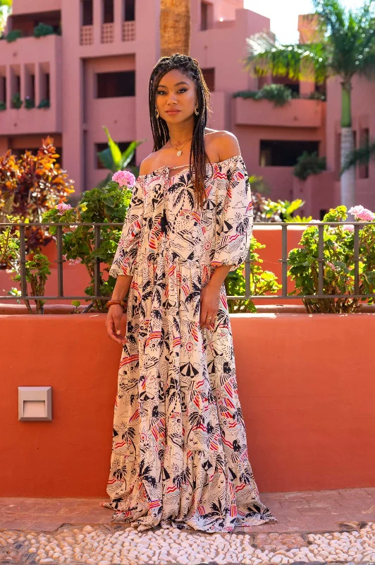 Save More When You Shop More!GOS Lulli cream maxi dress