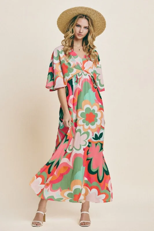 Your Discount is Waiting!Groovy Floral Maxi