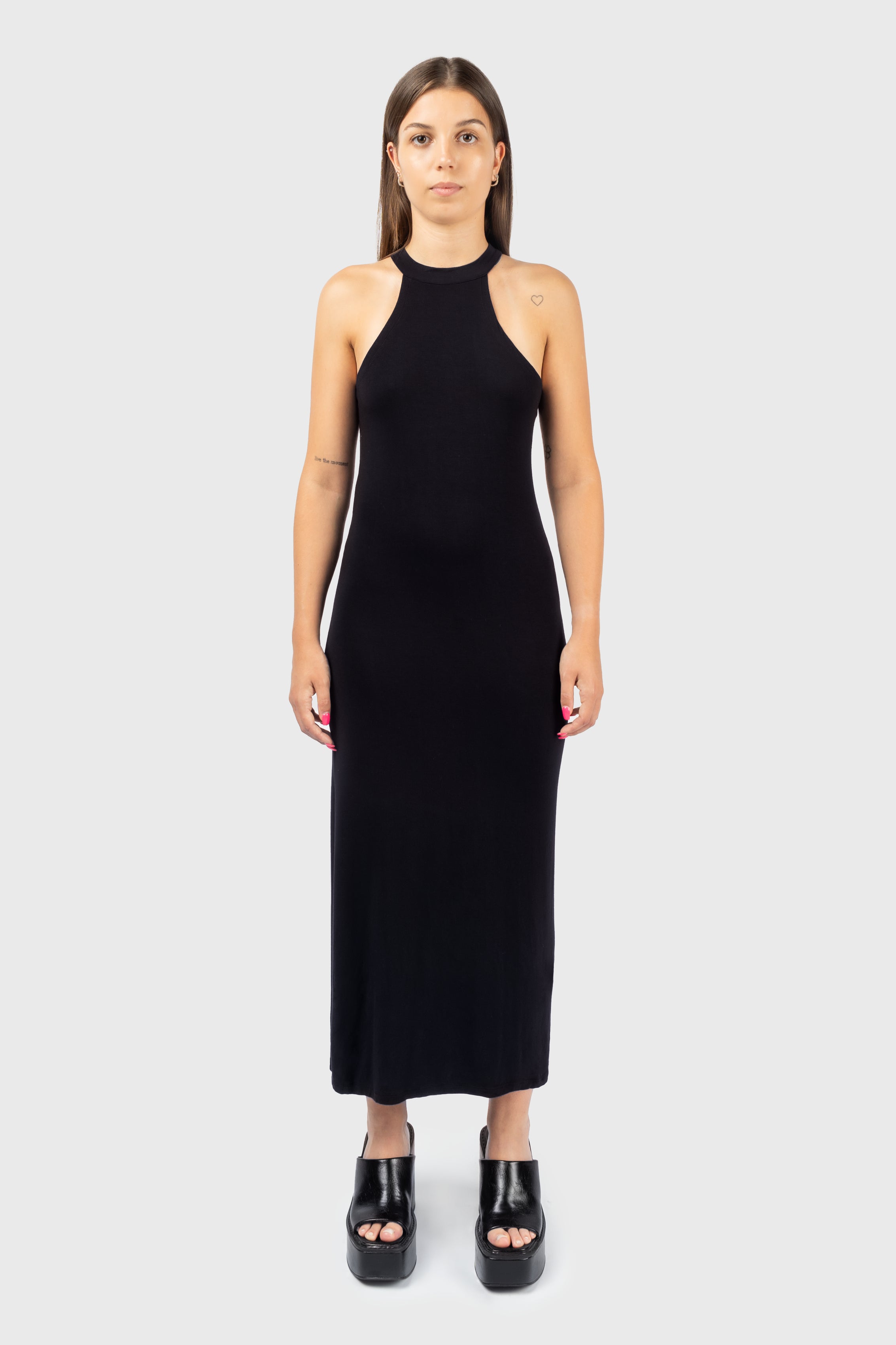 Sale Alert – Get Ready to Shop!Halter Neck Open Back Maxi Dress