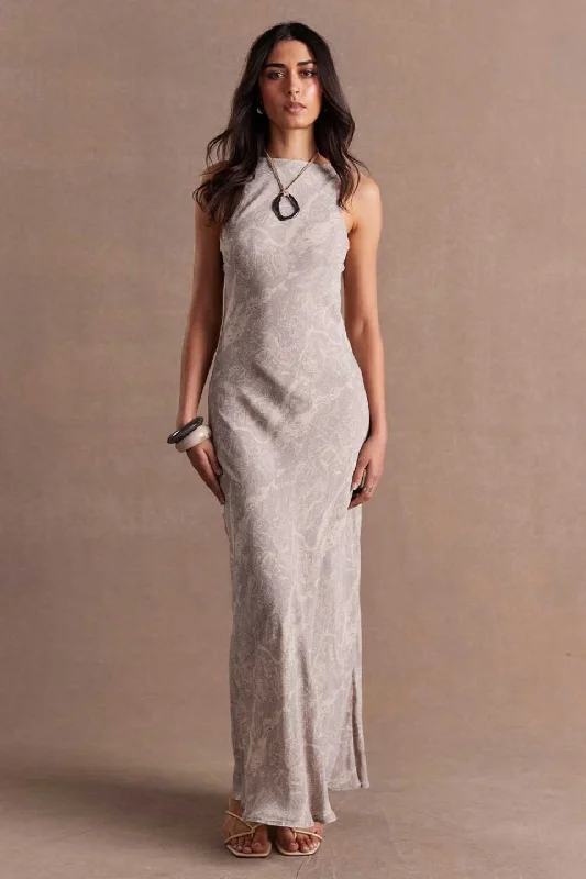 Sale Alert – Get Ready to Shop!Inara Reversible Shadow Grey Maxi Dress