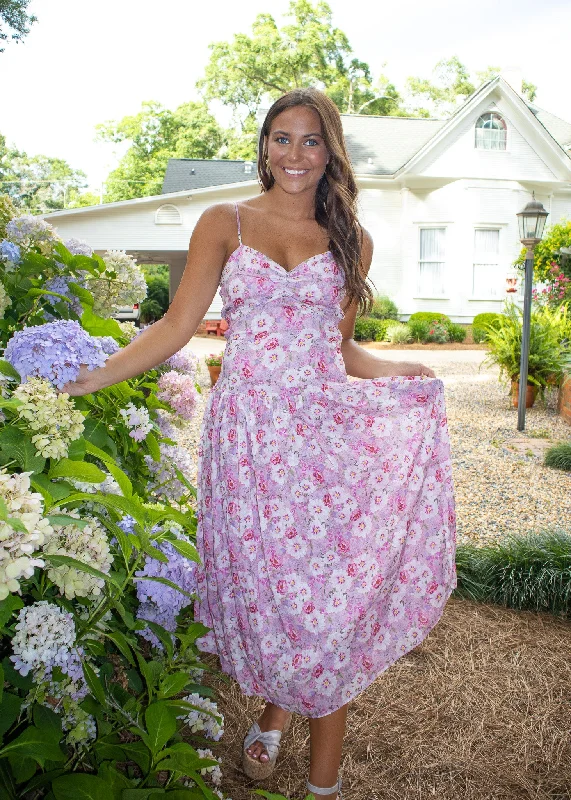 Enjoy Huge Discounts Now!Louie Floral Drop Maxi