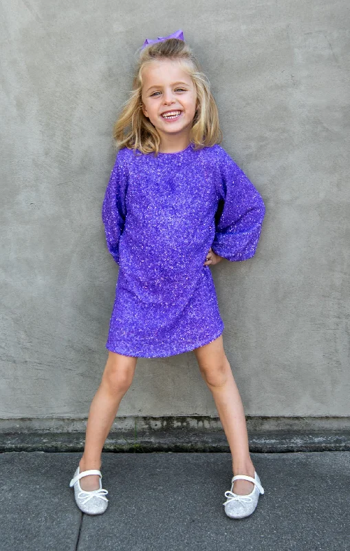 Seasonal Sale – Shop Now!Once Upon A Time Dress ~ Violet Sequins