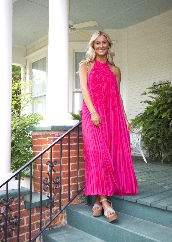 Huge Savings – Act Now!Peony Pleats Maxi