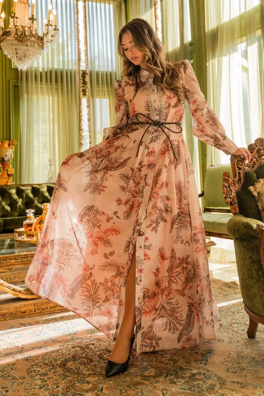 Buy One, Get One Free!Printed Elegant Maxi Dress