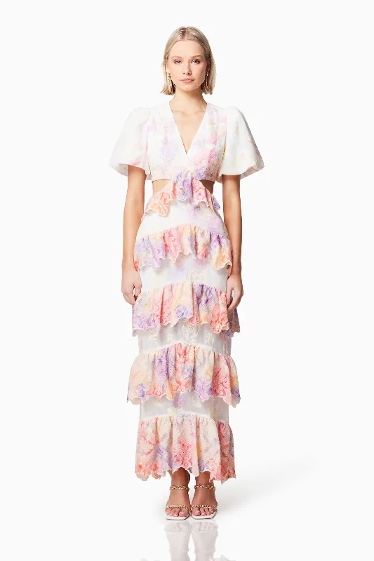 Savings You Can’t Ignore!Riviera Waist Cut-Out Maxi Dress In Pink