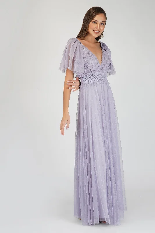 Upgrade for Less!Shelby Lilac Maxi Dress