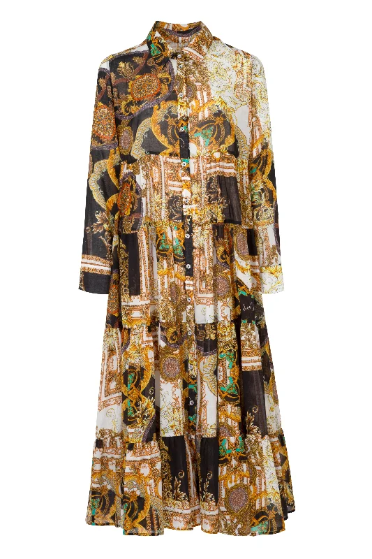 Today’s Deals, Tomorrow’s Regrets!Sun & The Swoon Gilt Maxi Dress