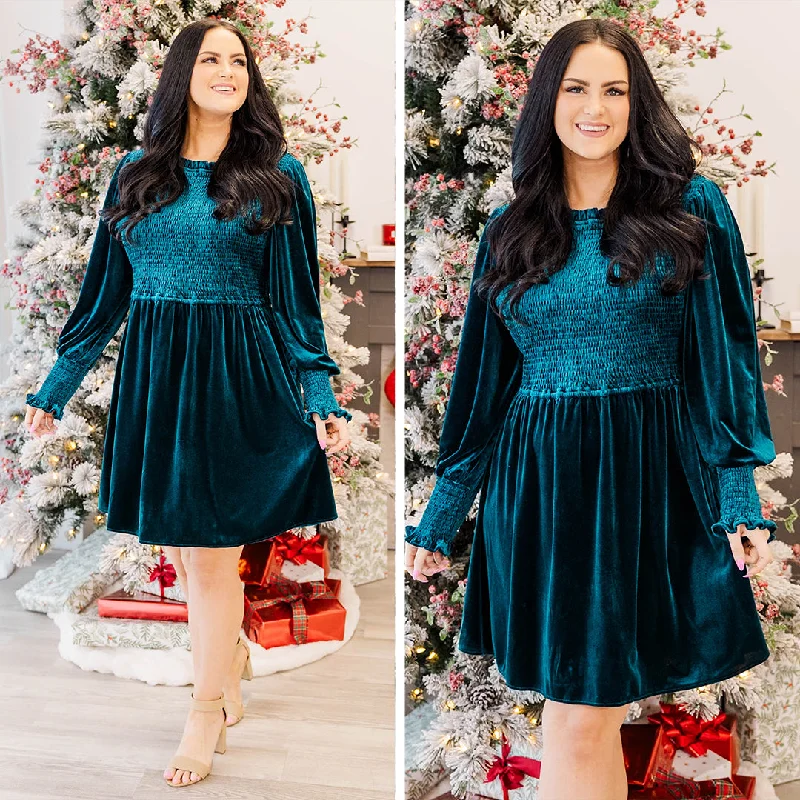 Don’t Wait – Deals Won’t Last!Take All The Time Dress, Teal
