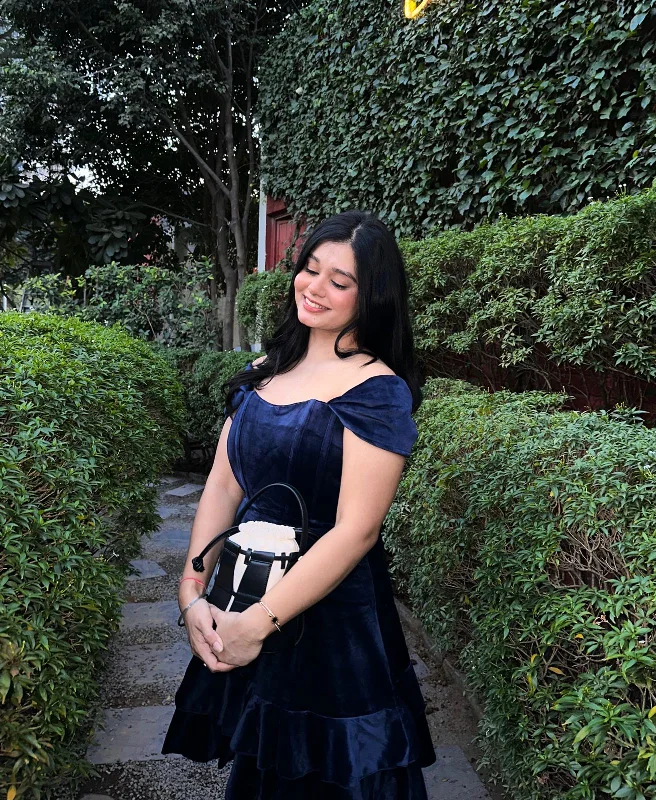 Shop Today, Save Tomorrow!Tinker-Flare dress (Navy Blue)