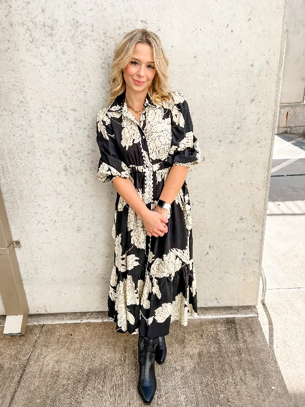 Every Deal is a Steal!Tuscan Floral Maxi Dress