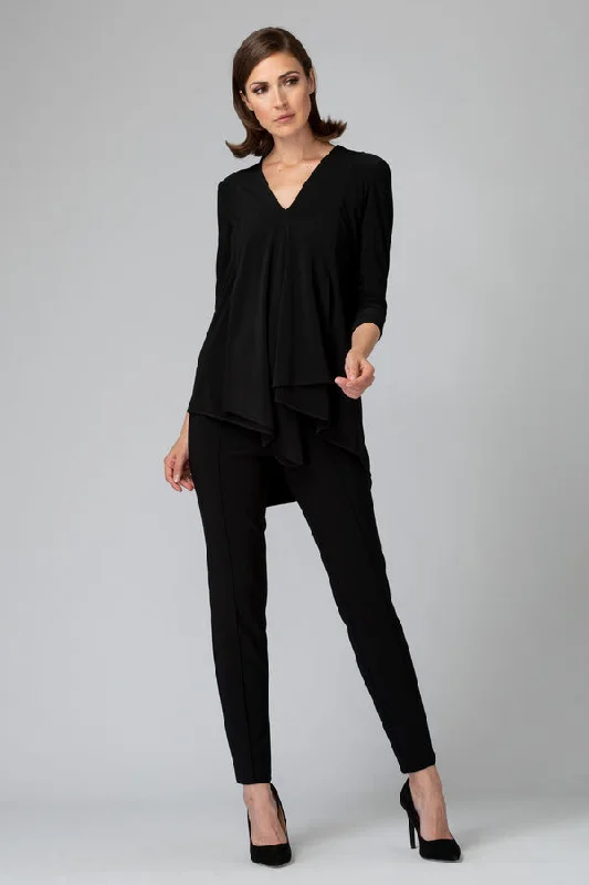 Get Ready to Save!Essential Joseph Ribkoff Black Zipped Detailed Trousers