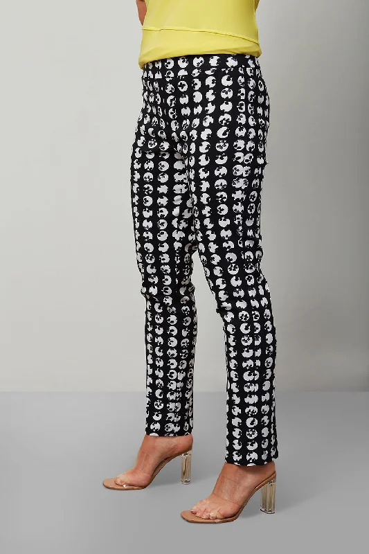 Save More Than Ever!Joseph Ribkoff Graphic Polka Dot Trousers
