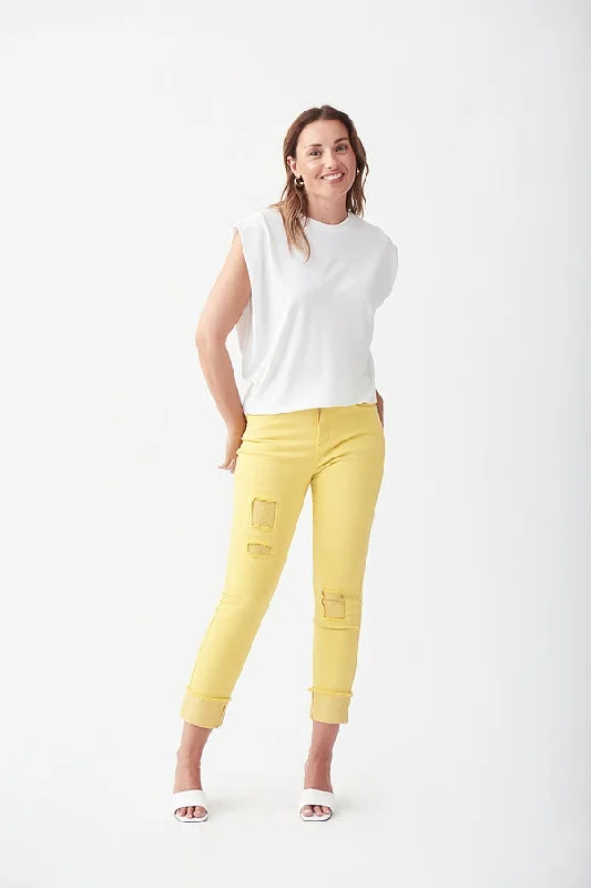 Hot Deals You Can’t Resist!Joseph Ribkoff Yellow Ankle Pants