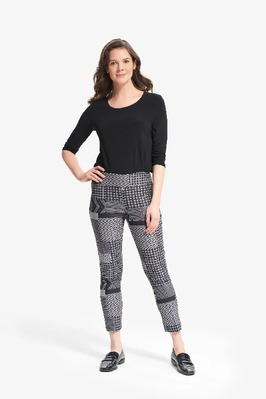 Massive Price Cuts!Joseph Ribkoff Mixed Media Trousers