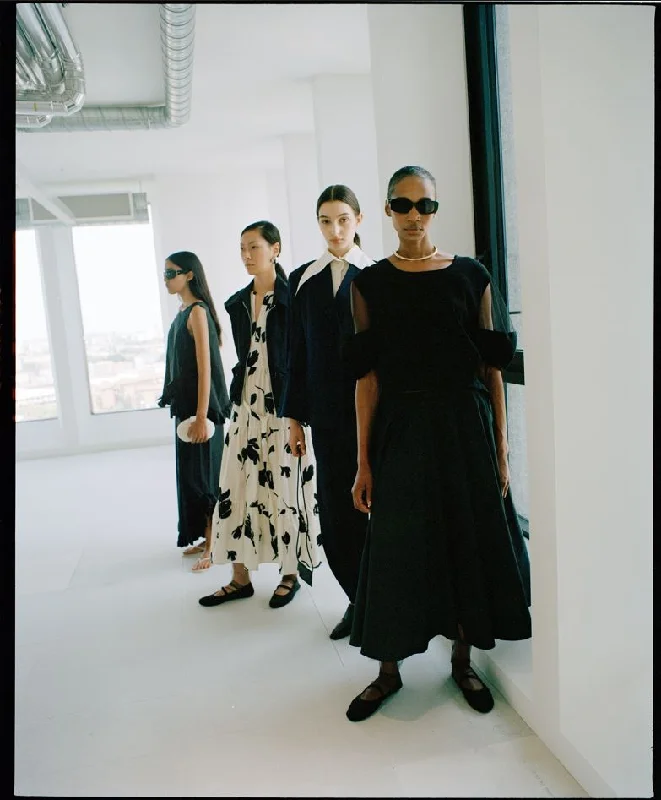 Limited Edition, Limited Price!MEIMEIJ Black Ruffle Trousers