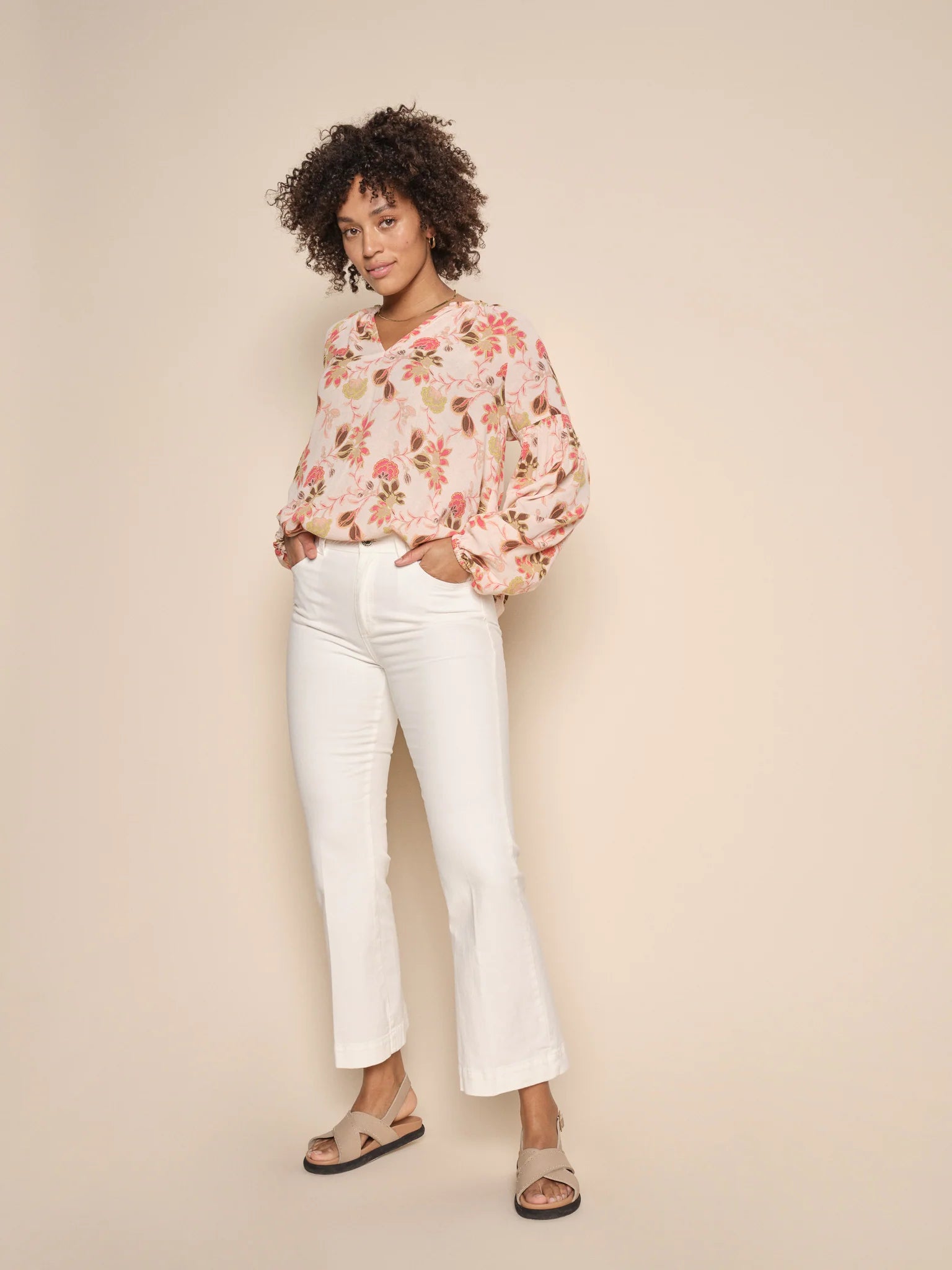 Upgrade for Less!Mos Mosh White Jessica Spring Pants