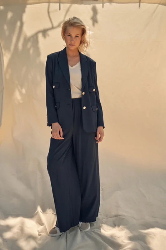 Buy More, Pay Less!Mos Mosh Salute Navy Fleur Cello Pant