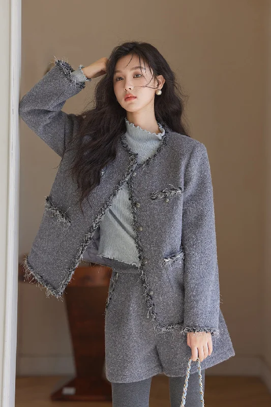 Exclusive Deals Just for You!Coat and Shorts Set Separately Sold