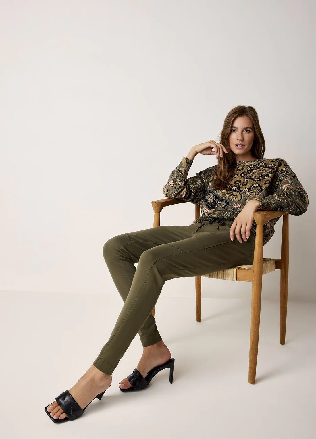 Shop More, Spend Less!Summum Ivy Green Sporty Trousers