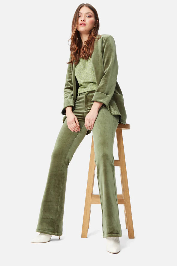 Hottest Discounts of the Year!Traffic People Charade Velvet Cord Flare Trousers