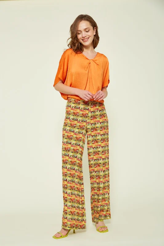 Get It Before It’s Gone!Van-Dos Dotti Print Trousers